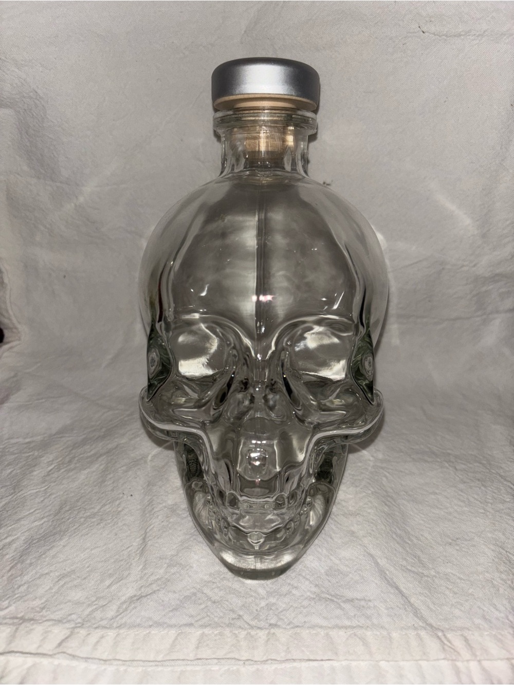 Crystal Head Clear Glass Skull Decanter - Home Accents